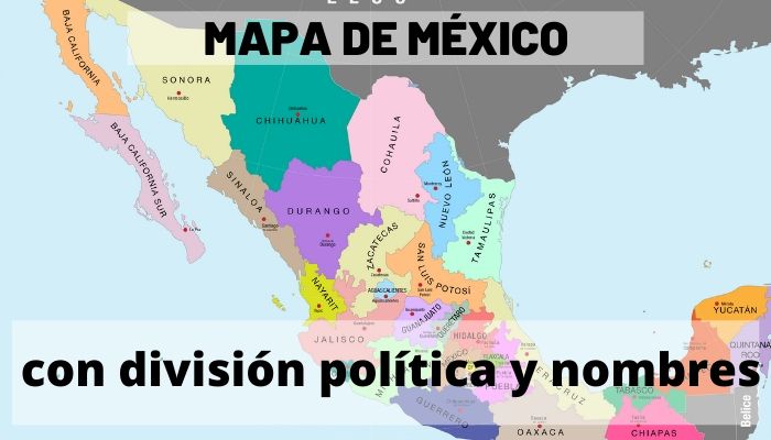 Total 78 Imagen Mapa De Mexico Con Nombres Pdf