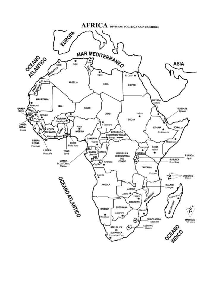 Mapa De Africa Con Nombres Mapa Sexiz Pix 2606