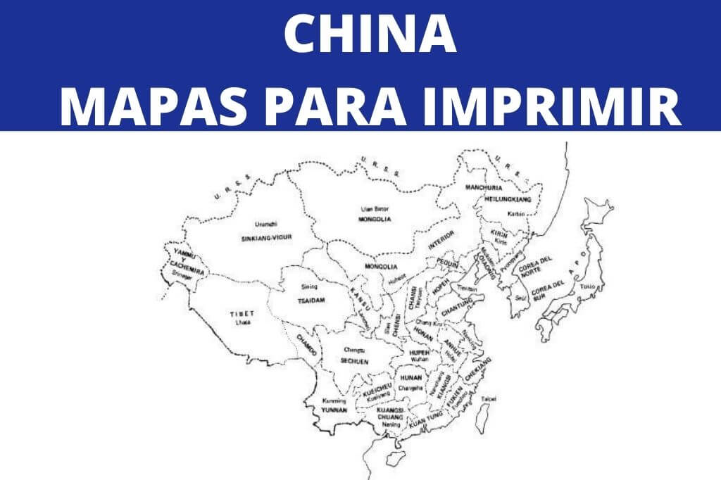 CHINA MAPAS IMPRIMIR