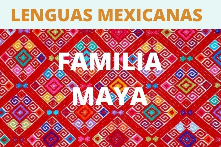 Mapa lingüístico de la familia Maya