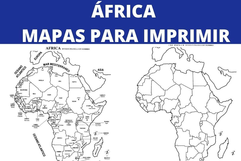 MAPA DE AFRICA PARA IMPRIMIR
