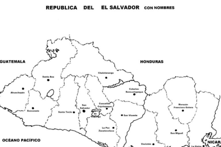 Mapa De Guatemala Sin Nombres Para Imprimir En Pdf 20 5881