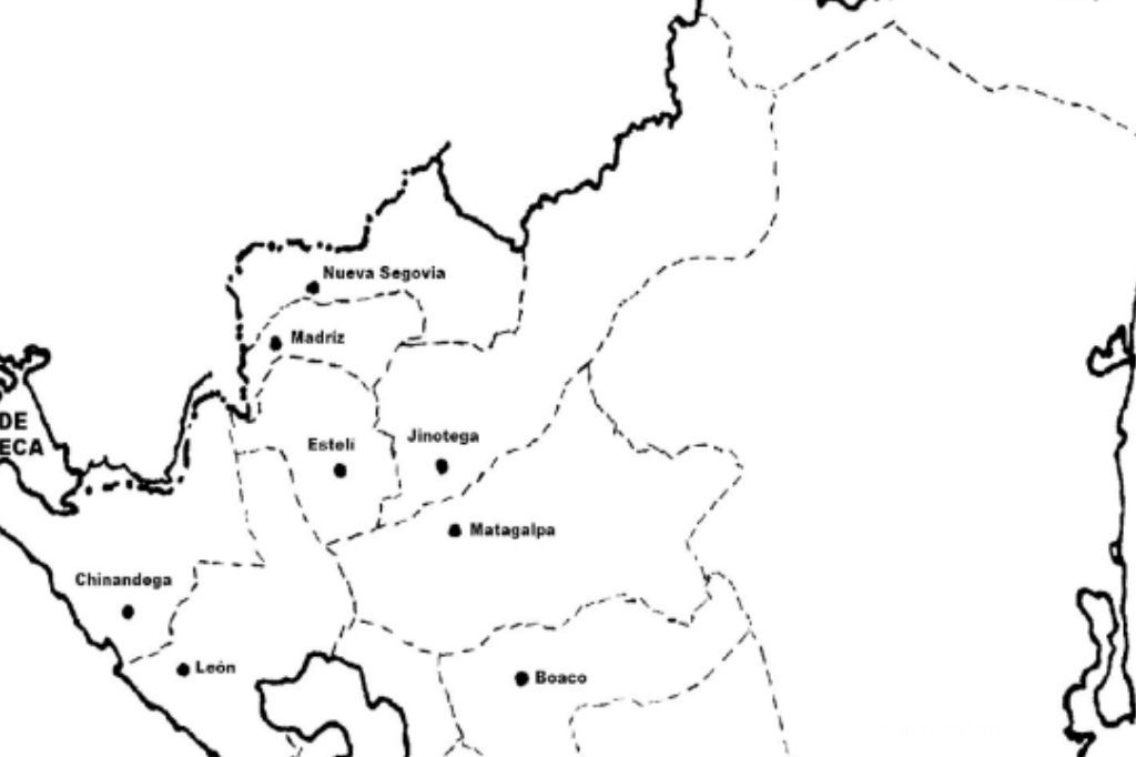 Mapas de nicaragua para imprimir y descargar