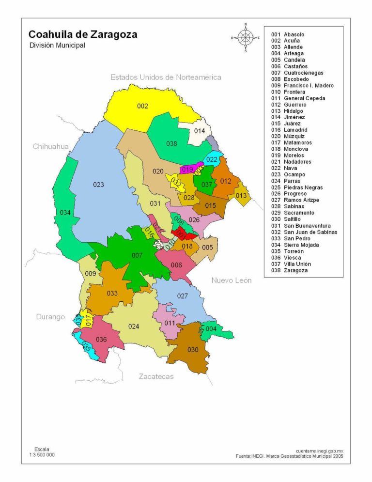 Mapa Para Imprimir De Coahuila De Zaragoza Mapa Mudo - vrogue.co