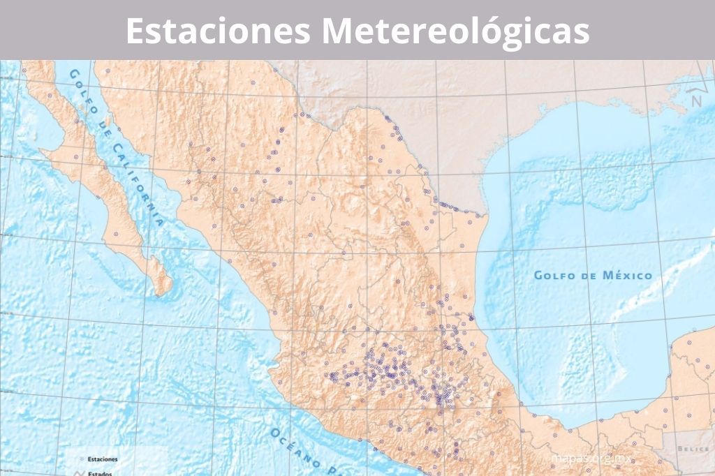 estaciones ubicacion metereologics en mexico
