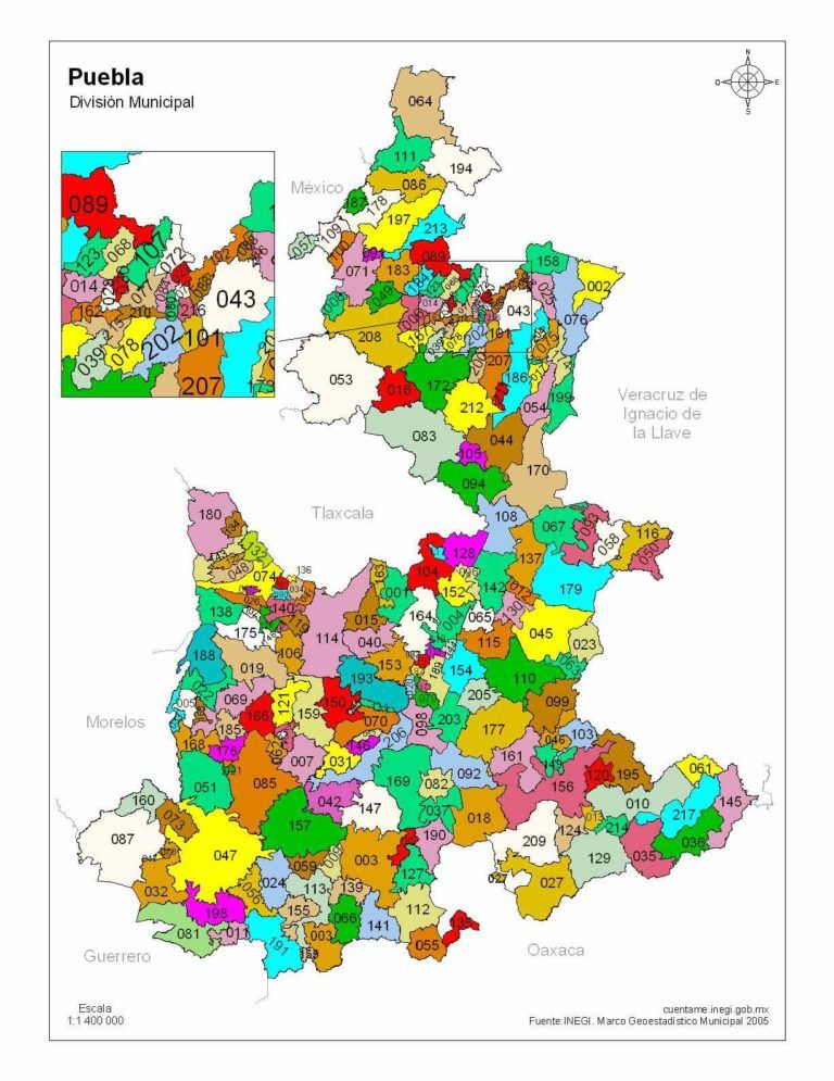 Arriba Imagen Mapa De Puebla Con Rios Lagos Y Lagunas Actualizar